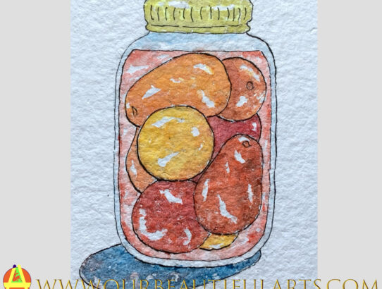 Tomatoes in a jar